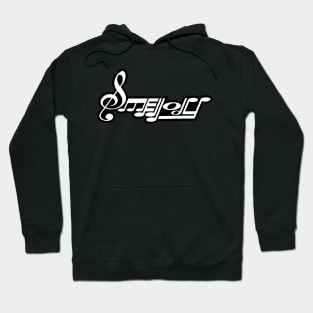 Smellody Logo White with Black Outline Hoodie